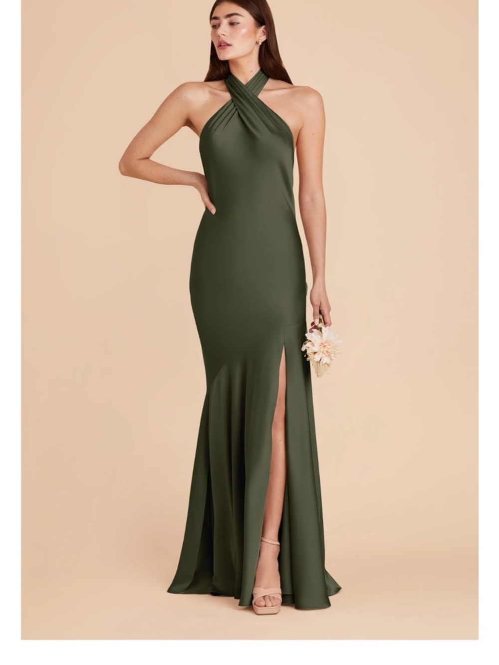 Birdy Grey Olive Green Stephanie Dress - Picture 2 of 4